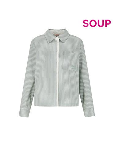 [SOUP] 믹스드 칼라 셔츠 (SA3LS34)