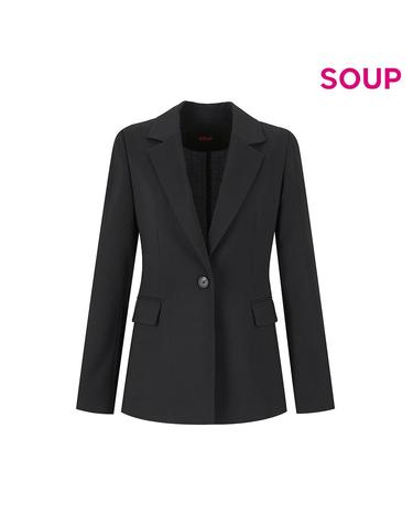 [SOUP] 원버튼 슬림핏 테일러드 자켓 (OA4TJQ1)