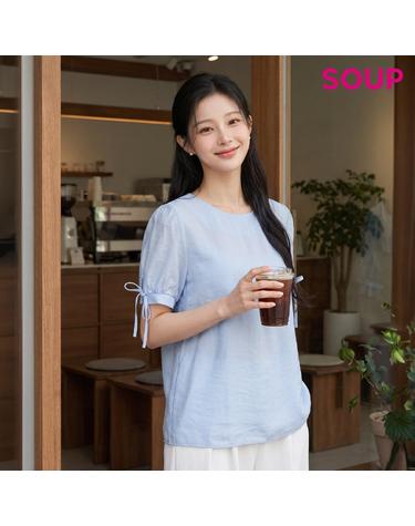 [SOUP] 레이온 블렌드 블라우스 (SA6SS3A)