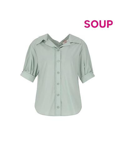 [SOUP] 소매 불륨 변형 셔츠 (SA6SS35)