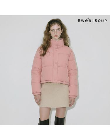 [SOUP] 컬러팝 크롭 패딩 점퍼 (WBBPAE3)
