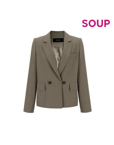 [SOUP] 더블 버튼 뒷트임 재킷 (SA9TJ31)