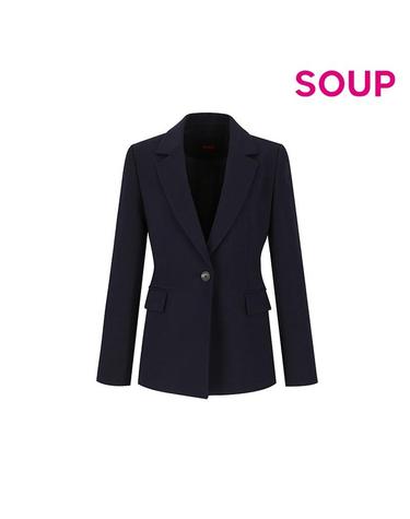 [SOUP] 베이직 원버튼 셋업 정장 재킷 (SA9TJ91)