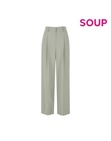 [SOUP] 원턱 세미 와이드 팬츠 (SA8LP31)