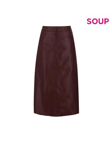 [SOUP] 레더 스커트 (SA9SR80)