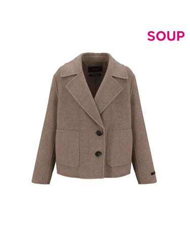 [SOUP] 울 블렌드 루즈핏 핸드메이드 자켓 (SAAJK34)