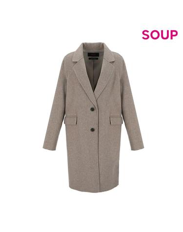 [SOUP] 울 블렌드 핸드메이드 싱글 코트 (SAAHC33)