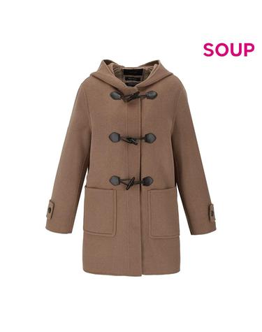 [SOUP] 캐시미어 블렌드 핸드메이드 구스 다운 패딩 코트 (SABHC36)