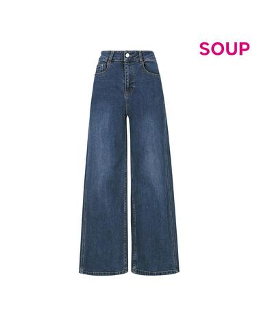 [SOUP] 코튼 스판 와이드 데님팬츠 (OA9DPT4)
