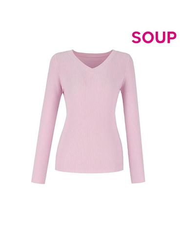 [SOUP] 브이넥 슬림핏 풀오버 (SA2LK91)