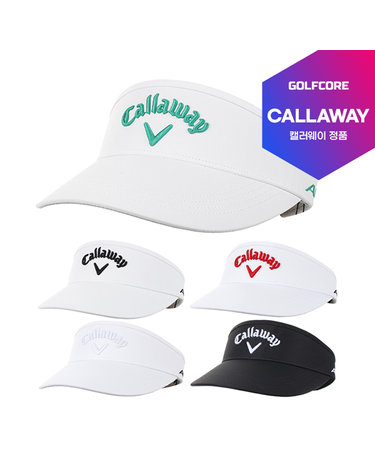 [24년신제품]캘러웨이 HW CG TOUR AUTHENTIC VISOR 투어 어센틱 와이드 바이저 썬캡