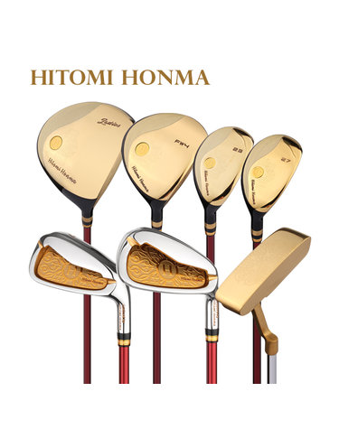 히토미 혼마 NEW 3스타 골드헤드 일본산 여성용 풀세트(12PCS)-클럽세트