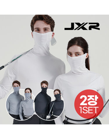 [2장-1세트/UV차단]JXR 발란스 스킨 사계절 귀걸이 마스크 일체형 이너웨어-3종칼라