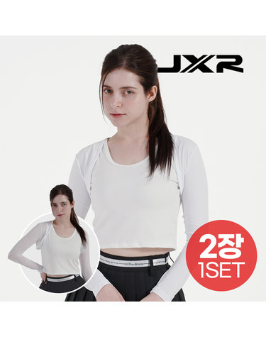 [2장-1세트/UV차단]JXR 발란스 스킨 토시 겸용 볼레로 이너웨어-4종칼라