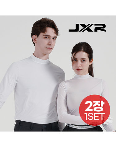 [2장-1세트/UV차단]JXR 아이스 발란스 스킨 UV차단 터틀넥 냉감 남여 이너웨어