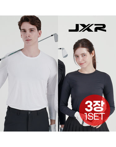 [3장-1세트/UV차단]JXR 발란스 스킨 UV차단 라운드 냉감 남여 이너웨어