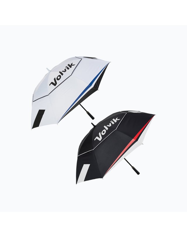 볼빅 볼빅 VBEB V로고 UV 이중방풍 골프우산(VBEBUM04WT/VBEBUM05BK) 착용컷