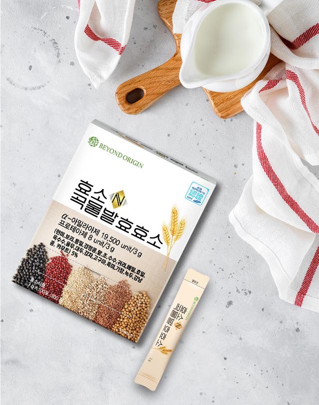비욘드오리진 효소N 곡물발효효소 3g x 100포 1박스 (총100일분) 착용컷
