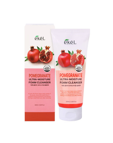이켈 울트라 모이스처 폼클렌저 180ml 석류 /클렌징폼