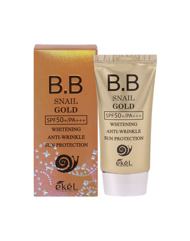 이켈 비비크림 SPF50+PA+++ 50ml 스네일(골드)