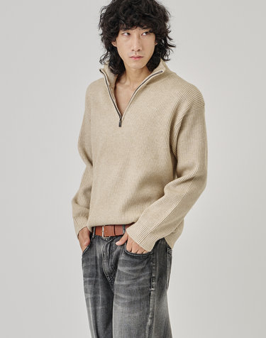 폼 하프집업 오트밀