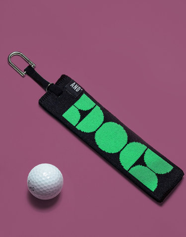 Pleats Ball Towel Modern Green