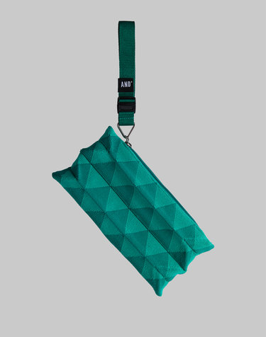 Handy Pleats Pouch Mini Green