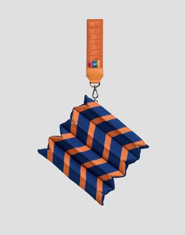 Handy Pleats Pouch Zigzag Orange