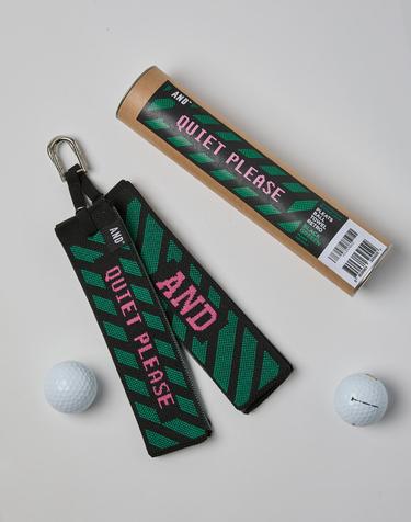 Pleats Ball Towel Retro Black Green