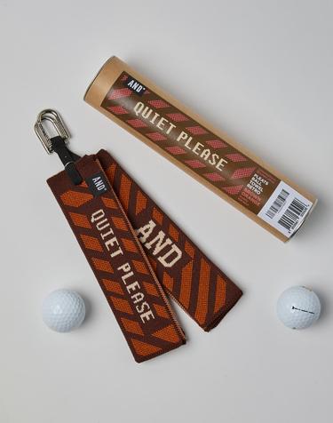 Pleats Ball Towel Retro Brown Orange