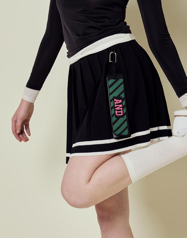 앤드골프 Pleats Ball Towel Retro Black Green 착용컷