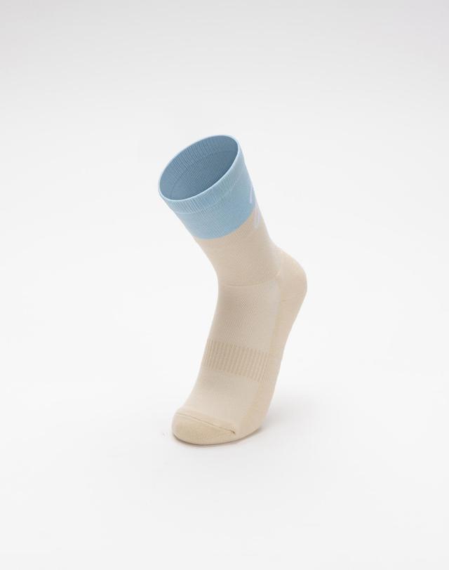 앤드골프 Slim Fit Socks Ivory Blue 착용컷