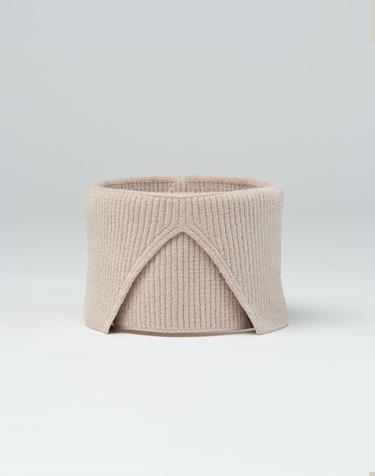High Neck Warmer Solid Ivory