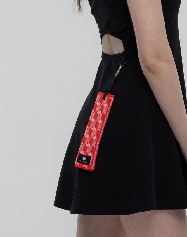 앤드골프 Pleats Ball Towel Cube Red 착용컷