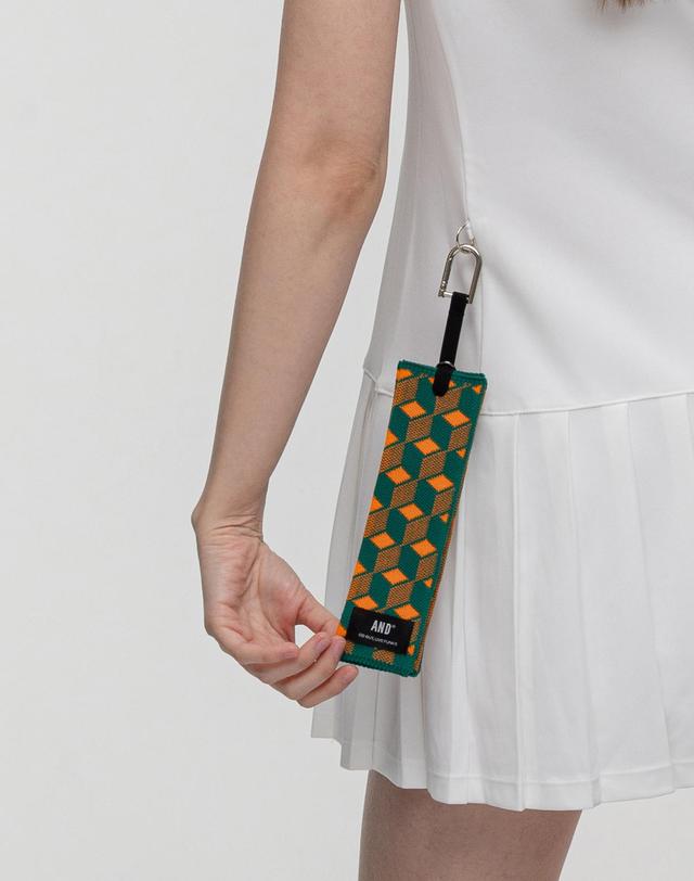 앤드골프 Pleats Ball Towel Cube Green 착용컷
