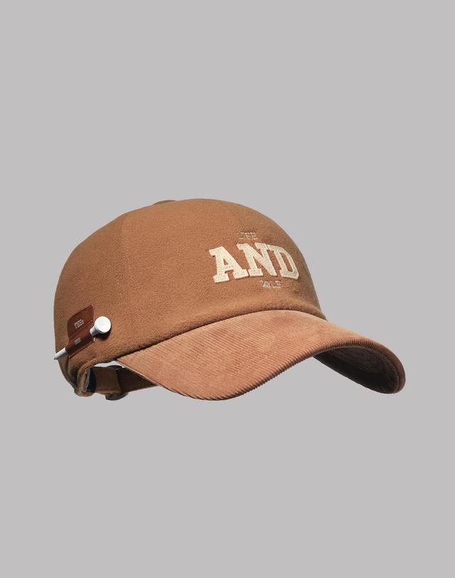 앤드골프 Ear Flap Ball Cap Solid Brown 착용컷