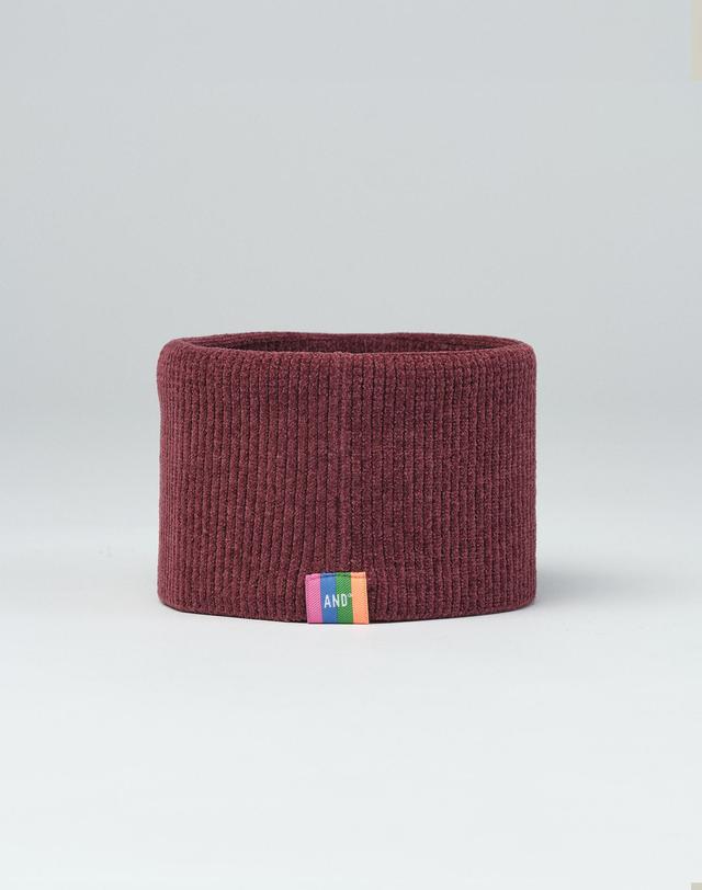 앤드골프 High Neck Warmer Solid Burgundy 착용컷