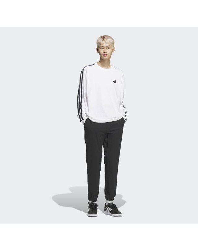 아디다스 [갤러리아] [MENS SPORTSWEAR] 에센셜+ 루즈 핏 3S 긴팔 티 (KF3731) 착용컷