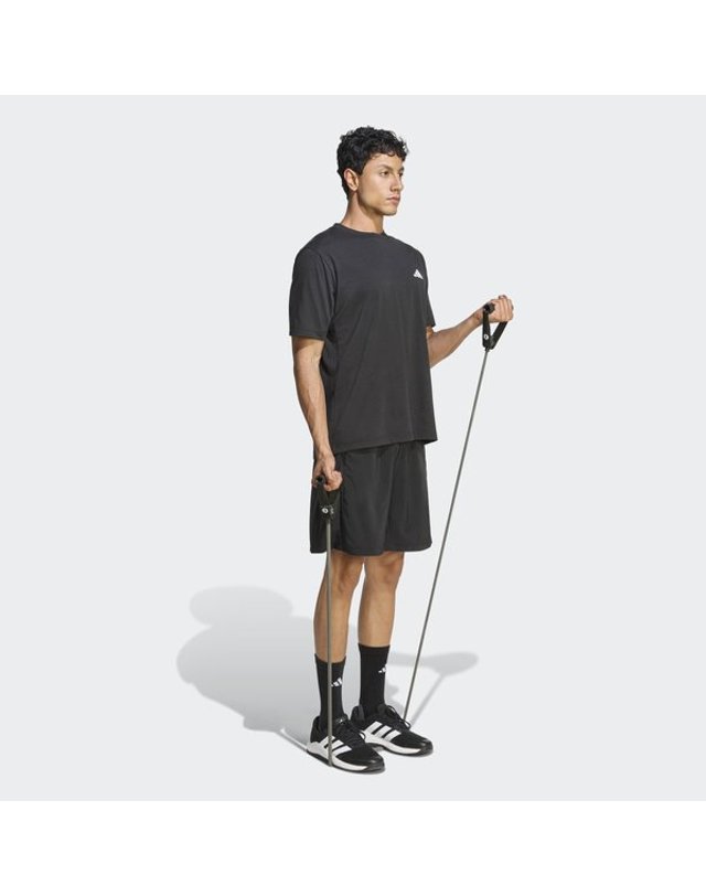 아디다스 [갤러리아] [MENS TRAINING] 워크아웃 에센셜 베이스 우븐 쇼츠 (KA3549) 착용컷