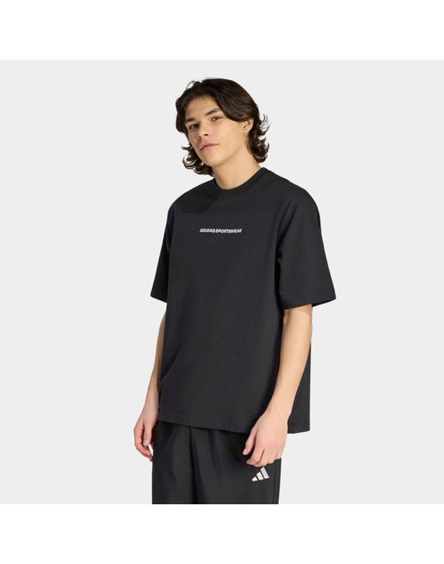 아디다스 [갤러리아] [MENS SPORTSWEAR] 두들 하이킹 그래픽 티셔츠 (KB4898) 착용컷