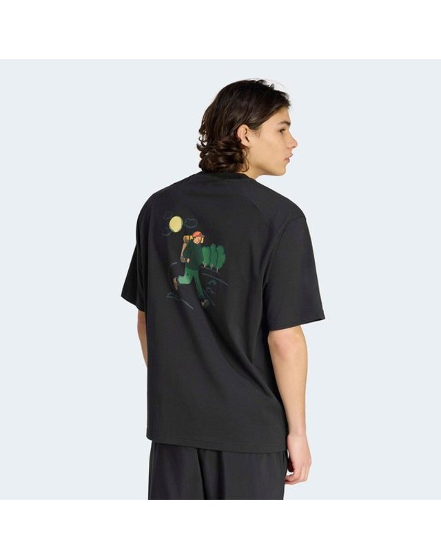 아디다스 [갤러리아] [MENS SPORTSWEAR] 두들 하이킹 그래픽 티셔츠 (KB4898) 착용컷
