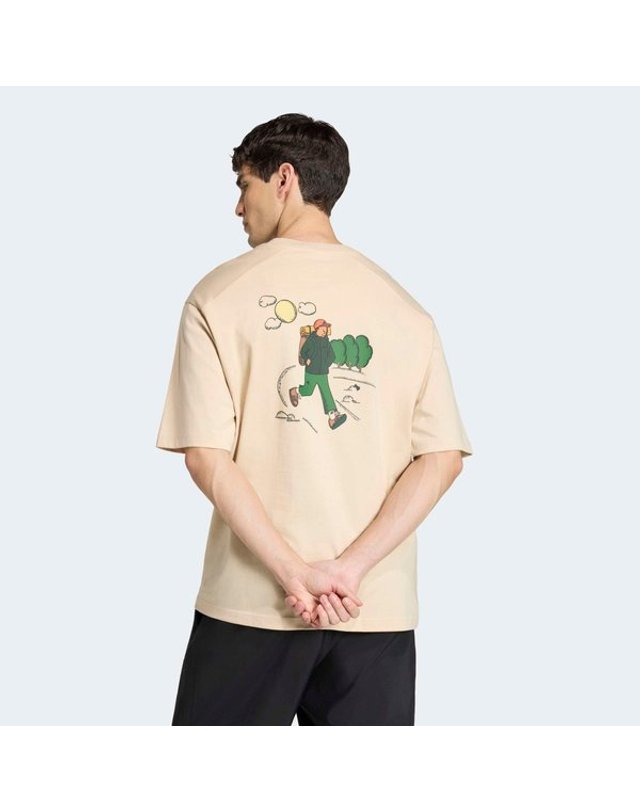 아디다스 [갤러리아] [MENS SPORTSWEAR] 두들 하이킹 그래픽 티셔츠 (KB4900) 착용컷