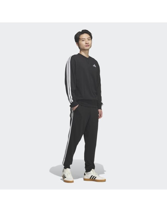 아디다스 [갤러리아] [MENS SPORTSWEAR] 에센셜+ 루즈 핏 3S 스웨트셔츠 (KF3714) 착용컷