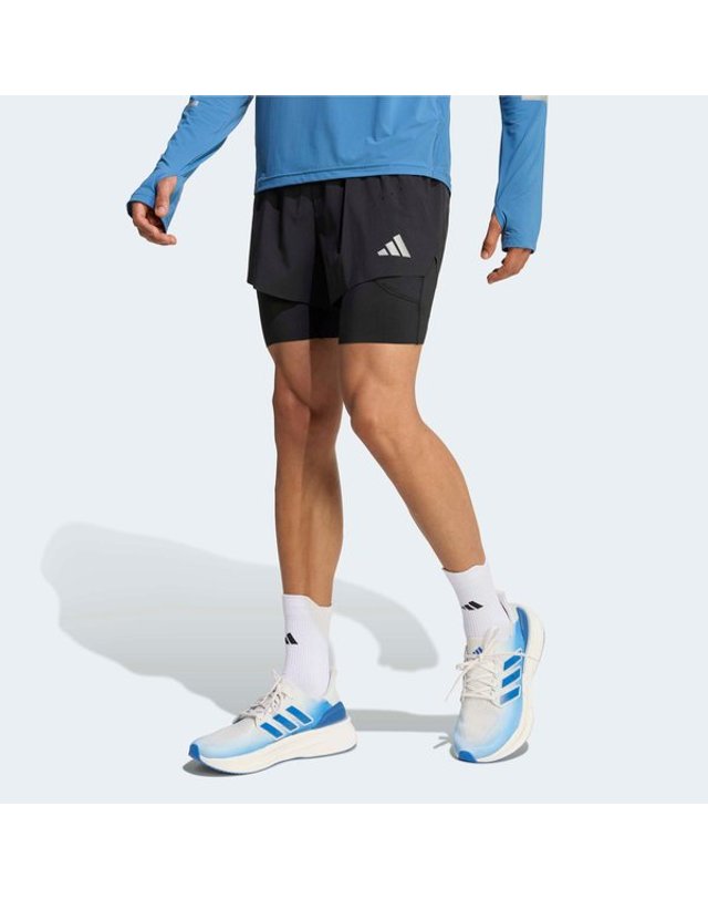 아디다스 [갤러리아] [MENS RUNNING] 아디365 클라이마쿨+ 4포켓 투인원 쇼츠 (KE8215) 착용컷