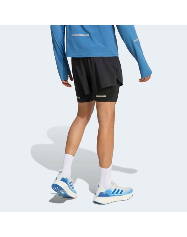 아디다스 [갤러리아] [MENS RUNNING] 아디365 클라이마쿨+ 4포켓 투인원 쇼츠 (KE8215) 착용컷