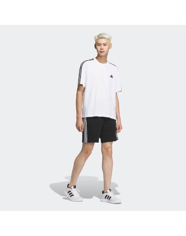 아디다스 [갤러리아] [MENS SPORTSWEAR] 에센셜 3S 프렌치테리 쇼츠 (JW6979) 착용컷