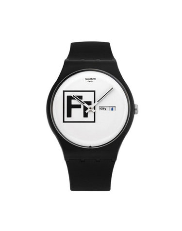 스와치 손목 시계 남성 러버 FRITZ SUOB722