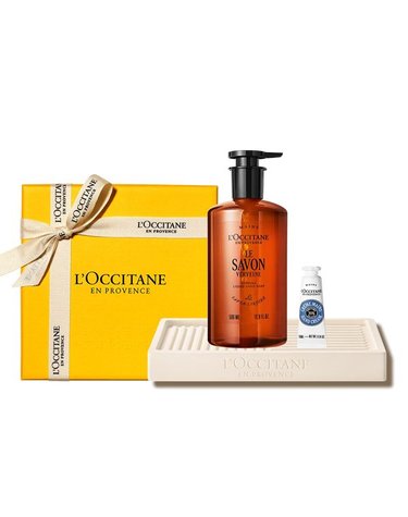 [갤러리아] 록시땅 [기프트][단독] 시어 버베나 리퀴드 핸드솝 500ml 세트(디럭스1종+솝트레이)