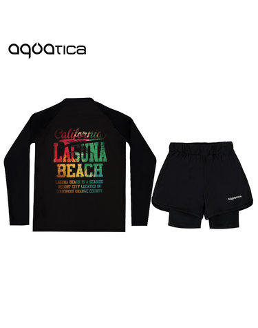 아쿠아티카 아동 래쉬가드 AQA384+AQA420 반바지3부워터레깅스(only one) AQA384+AQA420