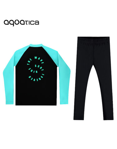 아쿠아티카 아동 래쉬가드 AQAJTS501+워터레깅스 2피스(only one) AQAJTS501+AQA415